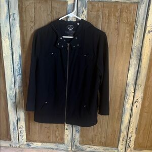 Black Hooded Jacket
